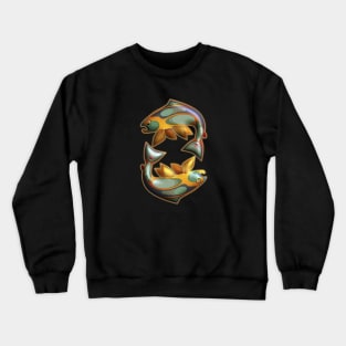 Dancing Trout Crewneck Sweatshirt